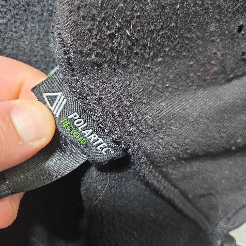 Vintage North Face Denali Fleece Jacket Mens Small  Black Polartec Full Zip